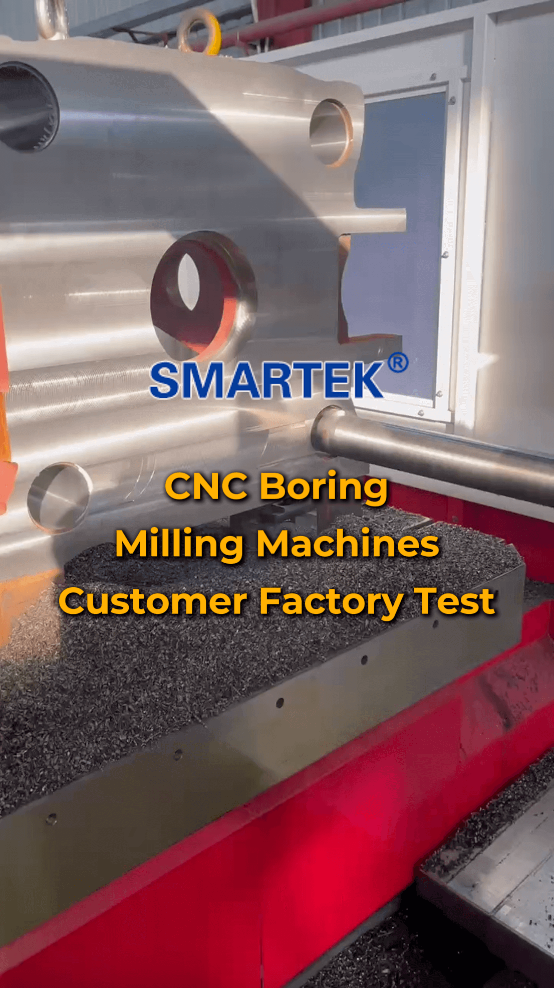 CNC Boring Milling Machines Customer Factory Test