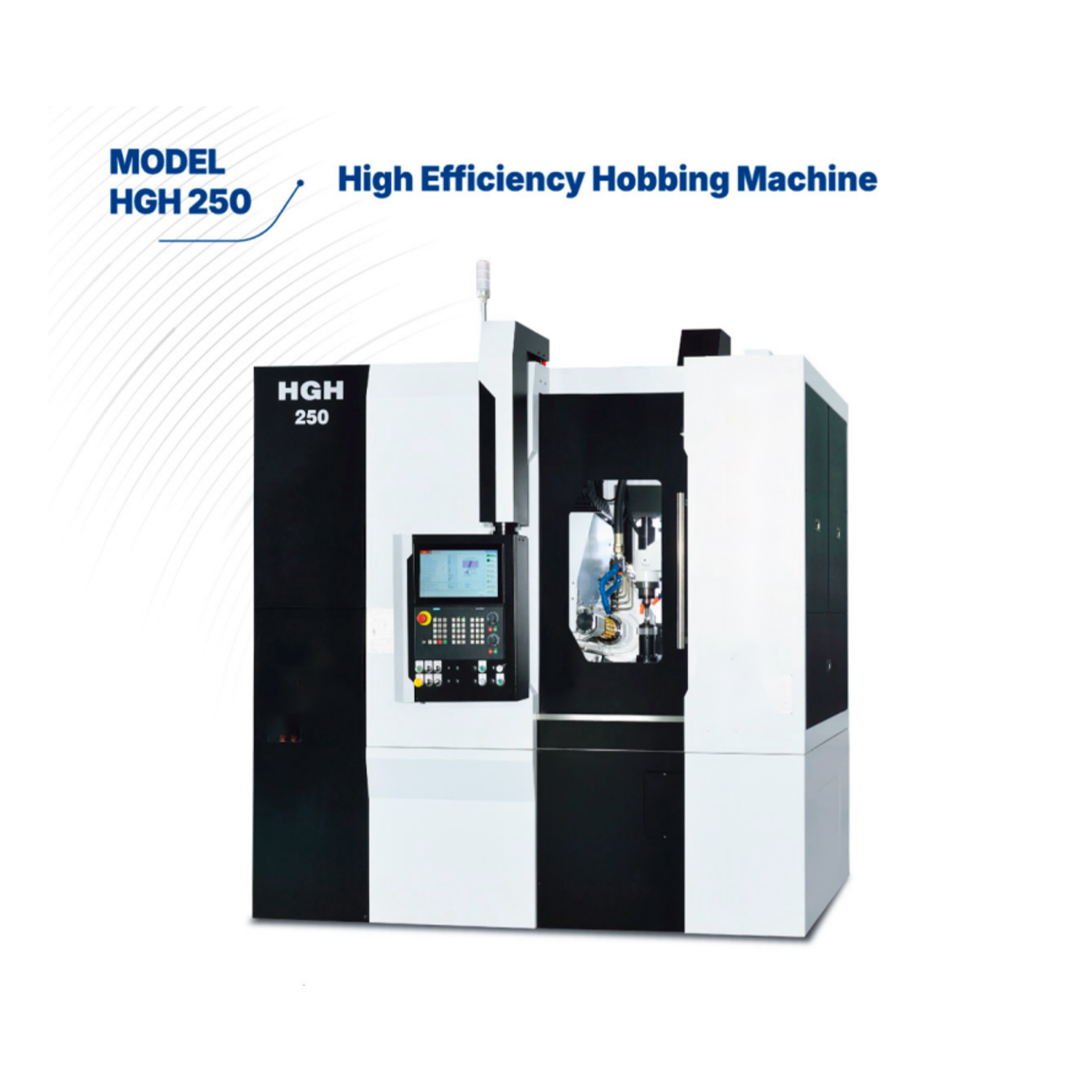 HGH250 Gear Hobbing Machine for External Gear Machining With Vertical Workpiece Axis