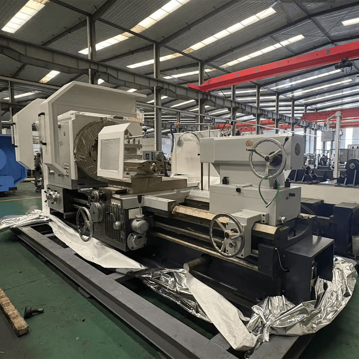 Q1338×6000 Ordinary Pipe Threading Lathe Machine Used To Machining Internal External Pipe Threads Outer Diameter Inner Diameter End Faces of Shafts And Discs